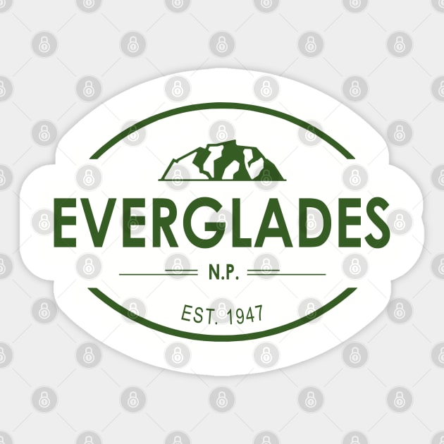 Everglades National Park Sticker by esskay1000